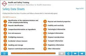 COSHH Training OnlineScreenshot 1 COSHH Training Online Screenshot 1