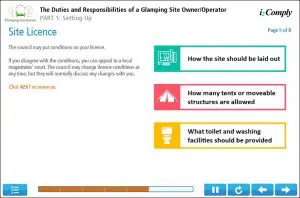 Responsibilities of a Glamping Site Owner Example Screenshot 2 Responsibilities of a Glamping Site Owner Example Screenshot 2