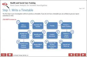 Root Cause Analysis Level 1 Screenshot 2 Root Cause Analysis Level 1 Screenshot 2