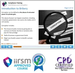 Anti-Bribery and Corruption Online Training IIRSM Approved
