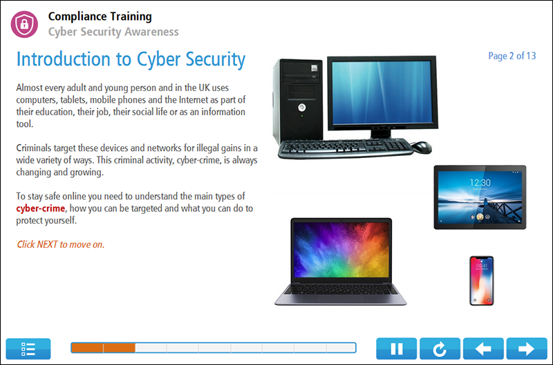Cyber Security Online Training Course I2comply