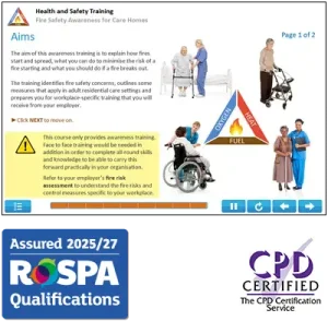 Fire Safety Online Training for Care Homes