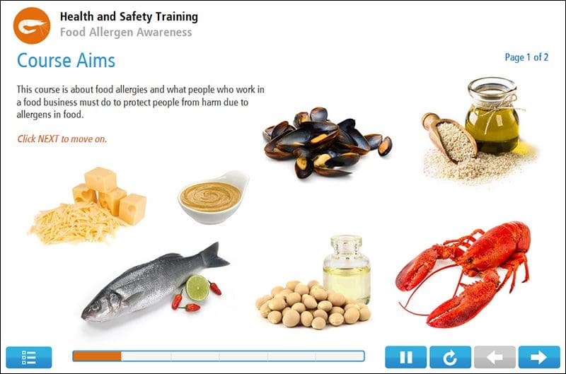 Food Allergens Online Training Course | i2Comply