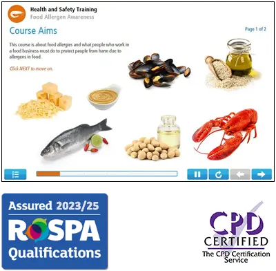 Online Food Allergen Training Course