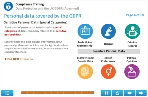 Data Protection and the GDPR Advanced Online Course Example 2