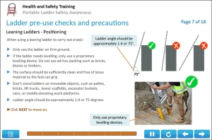 Ladder Safety Online Course Example 2 Ladder Safety Online Course Example 2
