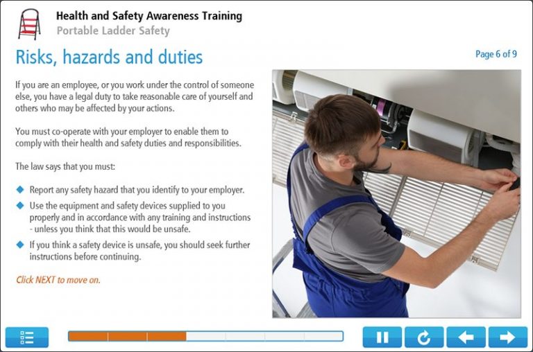 Ladder Safety Training Online Course