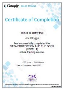 Online Data Protection Gdpr Course I2comply Online Data Protection Gdpr Course I2comply