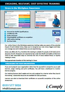 Stress in the Workplace Course Flyer