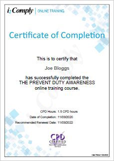 The Prevent Duty Online Training