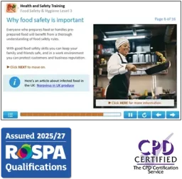 Online Food Hygiene Course Level 3