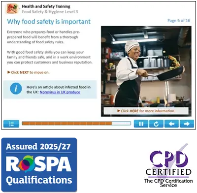 Online Food Hygiene Course Level 3