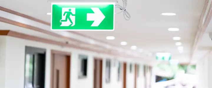 Fire Safety Regulations - Fire Exit Sign