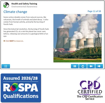 Environmental Awareness Online Training RoSPA Assured