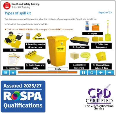 Spill Kit Training Course