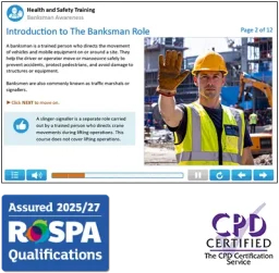 Online Banksman Training Course