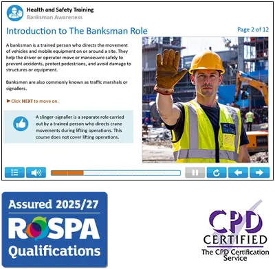 Online Banksman Training Course