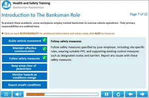 Online Banksman Training Example 2