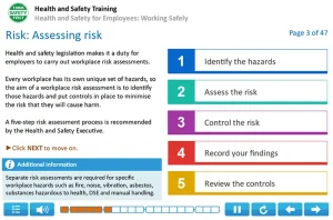 Health and Safety for Employees example 4