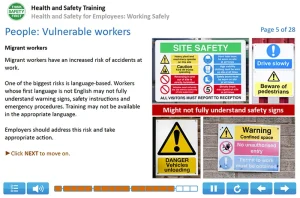 Health and Safety for Employees example 8